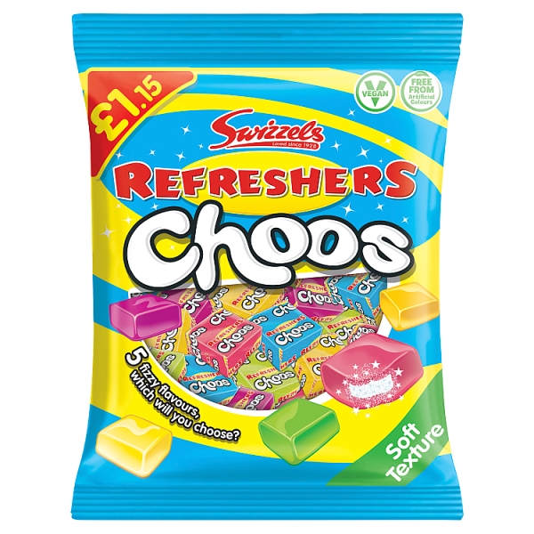 Swizzels Choos Refresher 12 x 150g